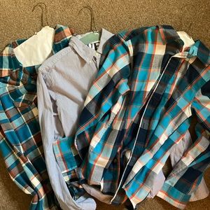Bundle of 3 boys shirts